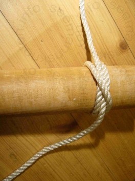 Webleinstek - Clove Hitch