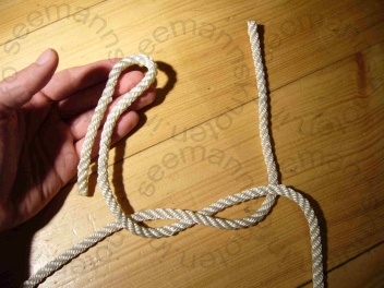 ein Ende Bucht legen